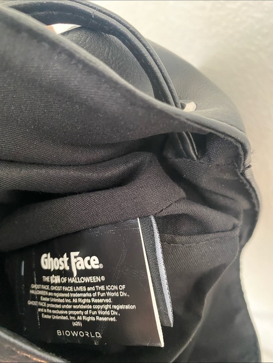 Ghost Face Patches Slouch Mini Backpack NWOT